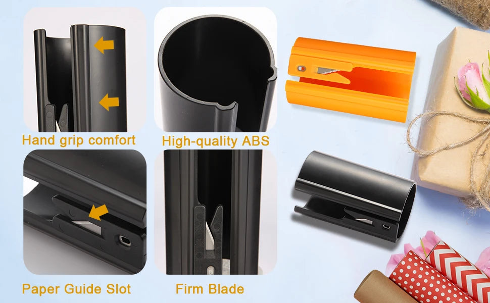 1PC Portable Mini Paper Cutting Machine Christmas Packaging Paper Cutting Knife Cutting Wrapping Paper Cutter
