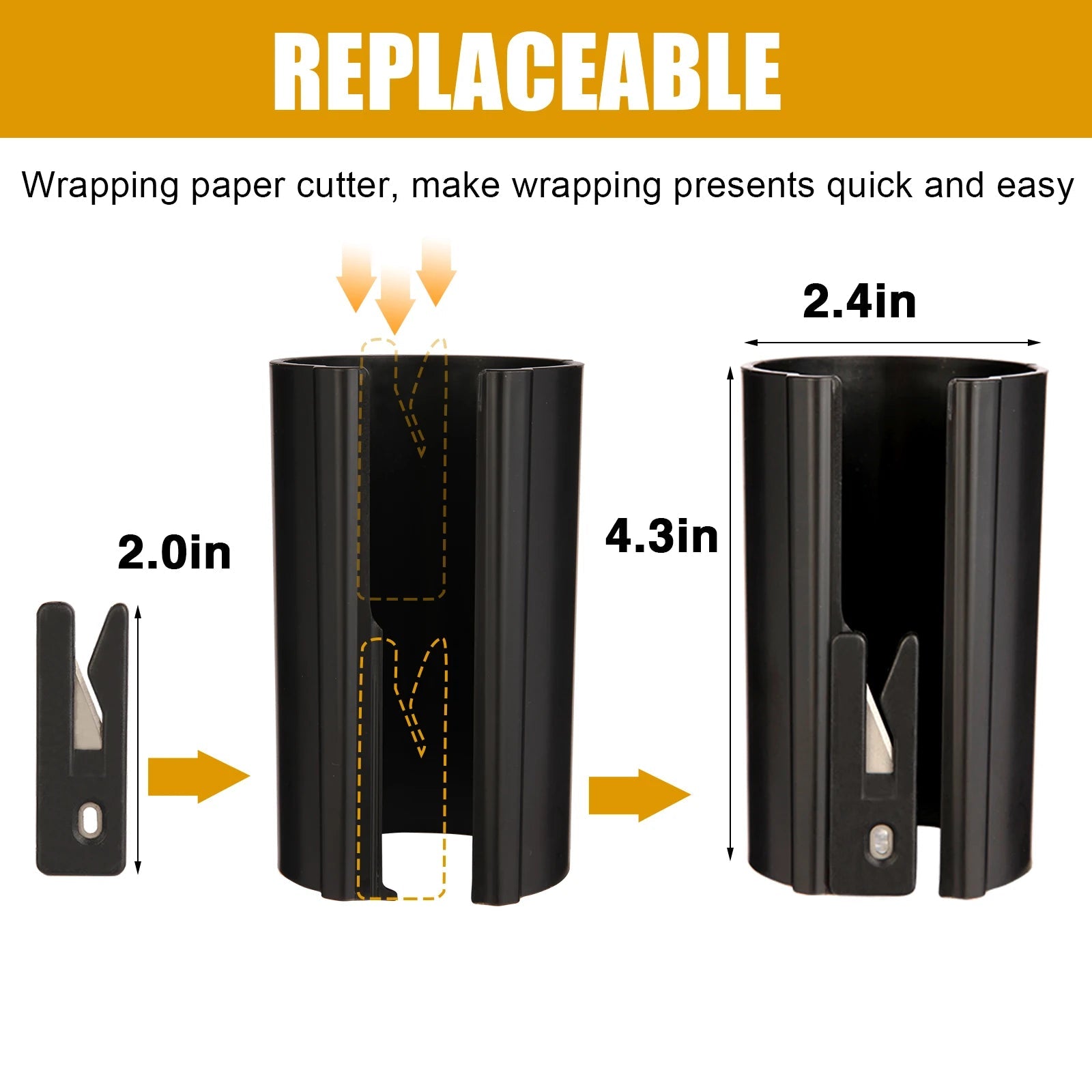 1PC Portable Mini Paper Cutting Machine Christmas Packaging Paper Cutting Knife Cutting Wrapping Paper Cutter - Radiant Root