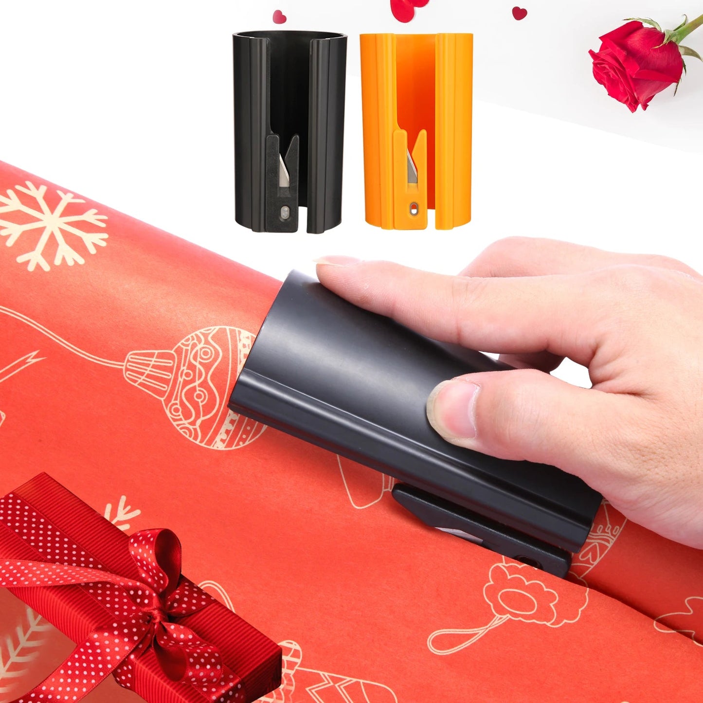 1PC Portable Mini Paper Cutting Machine Christmas Packaging Paper Cutting Knife Cutting Wrapping Paper Cutter - Radiant Root