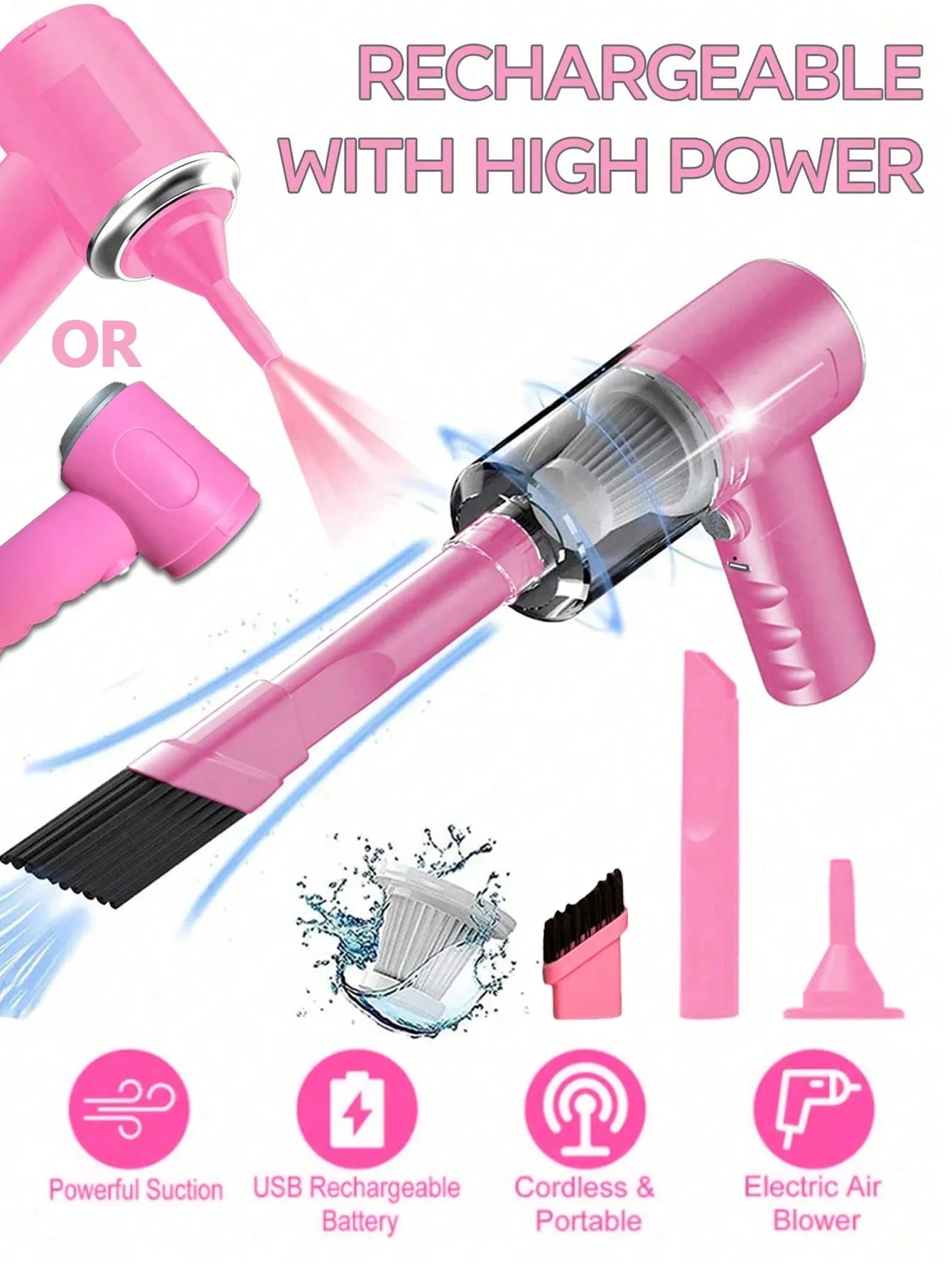 3 In 1 Integrated Suction And Blowing Vacuum - Radiant Root